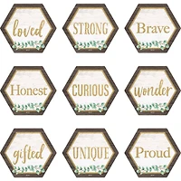 Teacher Created Resources Mini Eucalyptus Positive Words Accents, 6 Packs of 36