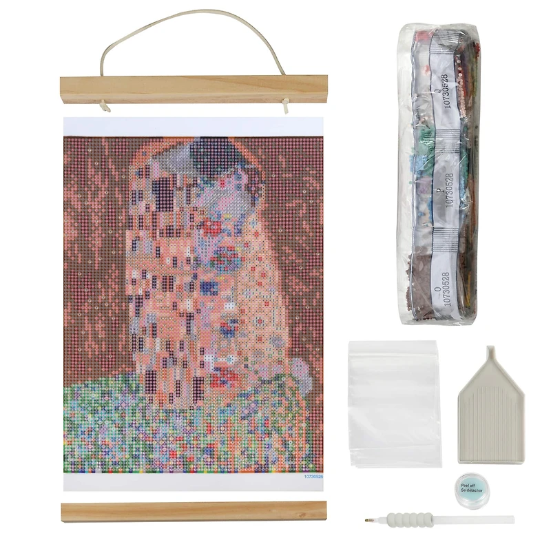 The Kiss with Frame Diamond Art Kit by Make Market®