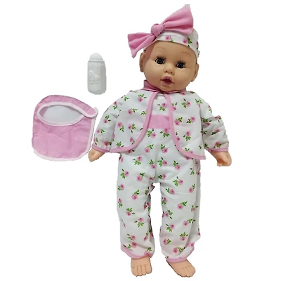 Goldberger Baby's First® So Big Baby™ 19" Baby Doll with Rose Floral Pajamas
