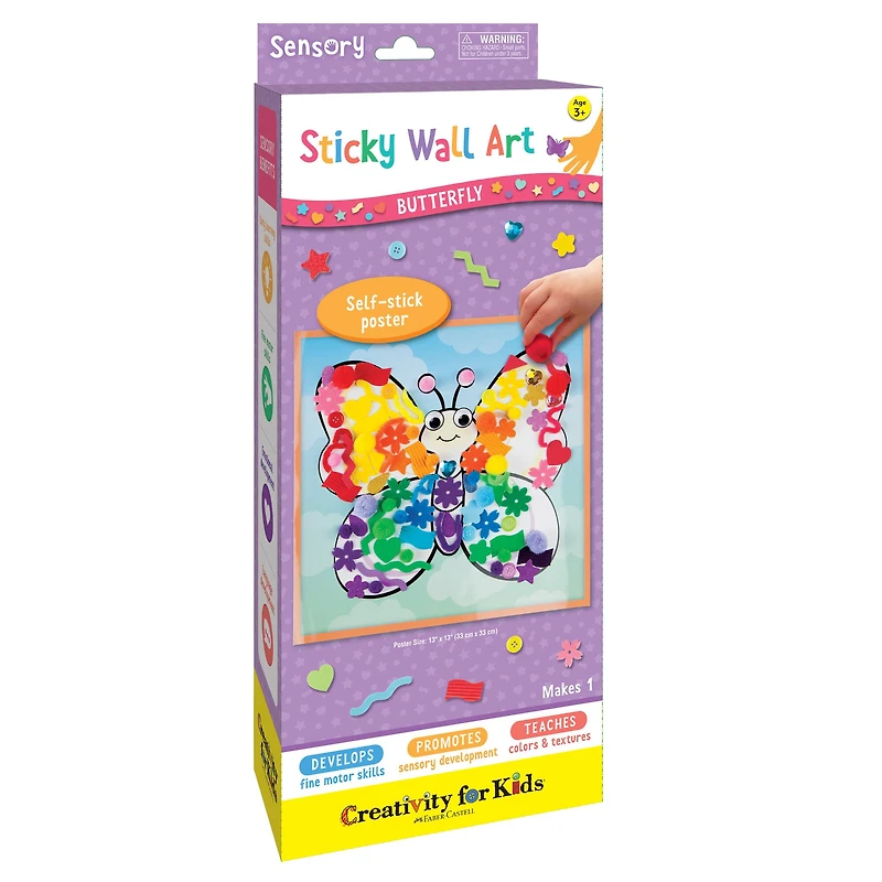 Creativity for Kids® Butterfly Sticky Wall Art