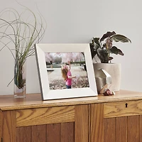 Aura Frames Sawyer White 11" x 9" Digital Photo Frame