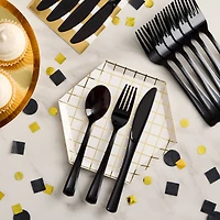 30 Piece Plastic Cutlery Set by Celebrate It