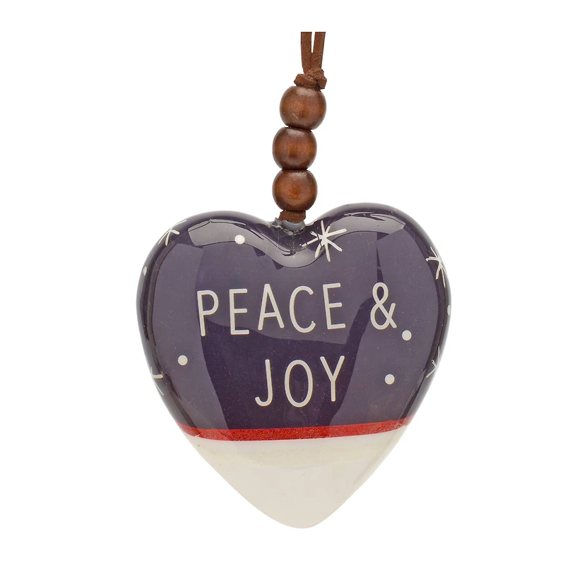 12 Pack 4.75" Heart Plastic Ornaments