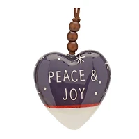 12 Pack 4.75" Heart Plastic Ornaments