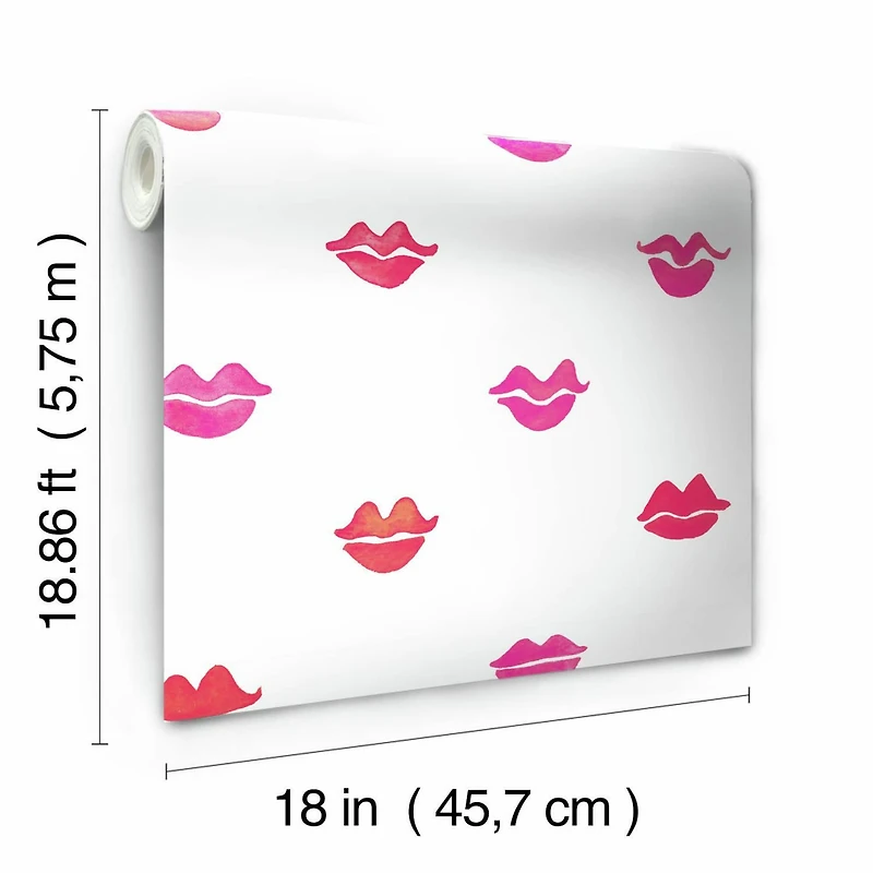 RoomMates Cat Coquillette Kisses Peel & Stick Wallpaper