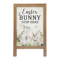 Glitzhome® 24" Easter Wooden Porch Sign