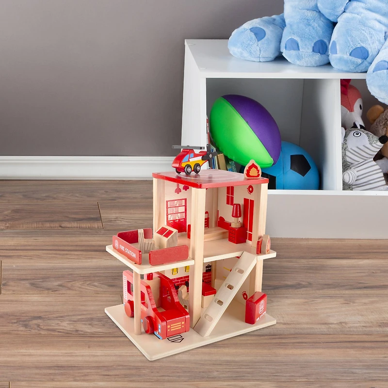 Toy Time Fire Station Playset