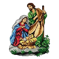 Crafting Spark Birth of Christ Counted Cross Stitch Kit