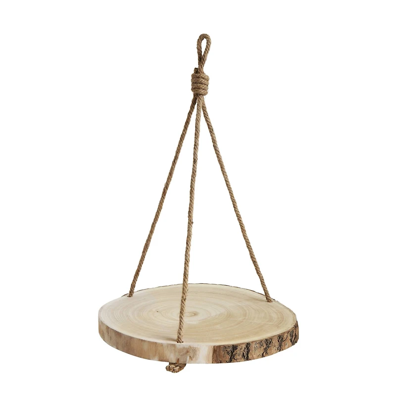 Hello Honey® 16" Round Paulownia Hanging Wood Slice