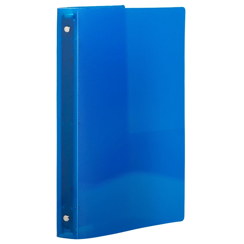 JAM Paper 0.75" Glass Twill Plastic 3-Ring Binder