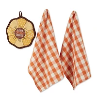 DII® Sunflower Potholder & Dishtowel Gift Set