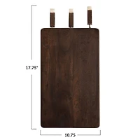Hello Honey® 17.5" Acacia Wood Entertaining Board with Knives