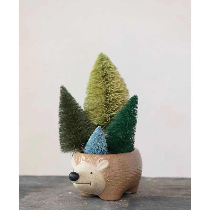 Hello Honey® 6" Stoneware Hedgehog Planter