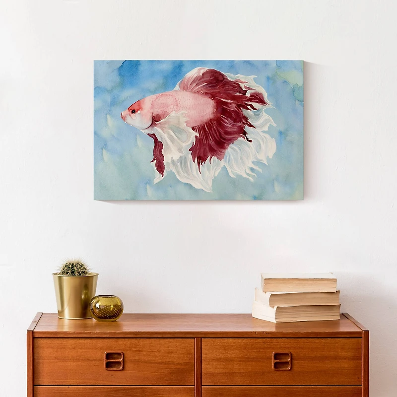 Red Fish 18" x 12' Canvas Wall Art