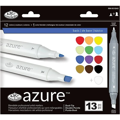 Royal & Langnickel® Azure™ Basic Dual-Tip Marker Set