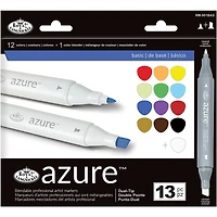 Royal & Langnickel® Azure™ Basic Dual-Tip Marker Set