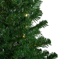 4ft. Pre-Lit Mixed Classic Pine Medium Artificial Christmas Tree, Warm White LED Lights