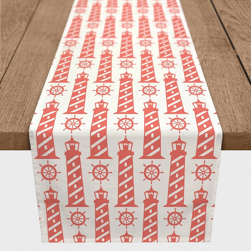Light Houses Indoor/Outdoor Table Runner