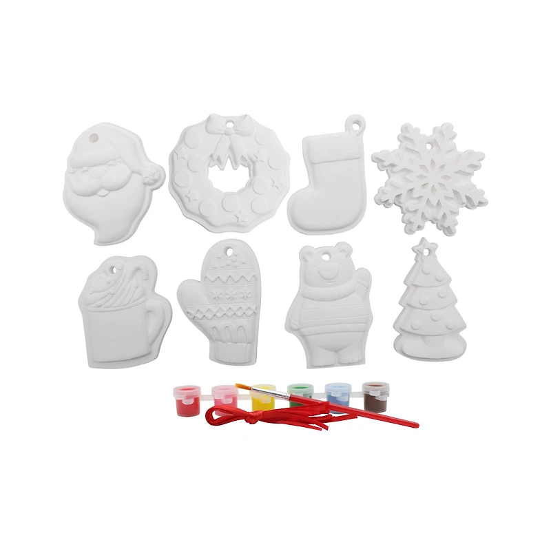 Christmas Icon Plaster Ornament Kit by Creatology™