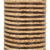 32" Brown Seagrass Handmade Vase