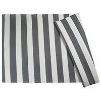 DII® Gray & White Stripe Outdoor Rug, 4ft. x 6ft.