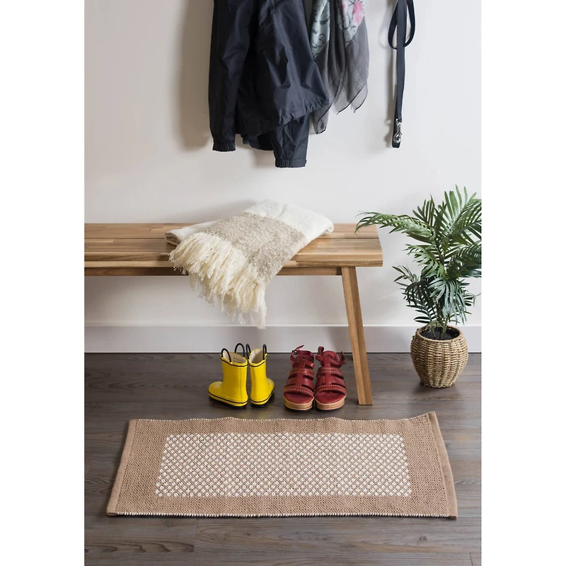 DII® Stone Bordered with Small Diamonds Rug, 2ft. x 3ft.