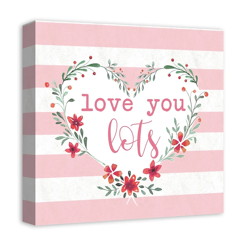 Love You Lots Canvas Wall Art