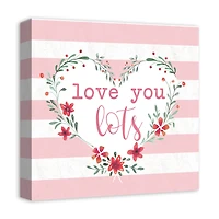 Love You Lots Canvas Wall Art