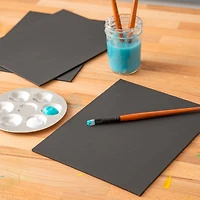 3 Pack Black Value Canvas Panel by Artist's Loft® Necessities™