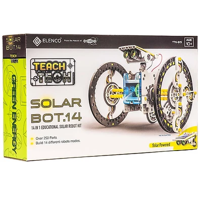 Elenco® Teach Tech™ SolarBot.14 Transforming Solar Robot STEM Learning Kit