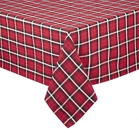 DII® 120" Glad Tidings Plaid Tablecloth