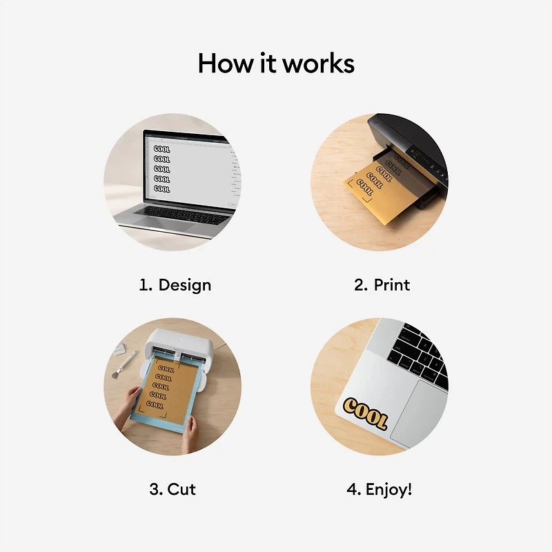 Cricut® Gold Printable Vinyl, 10ct.