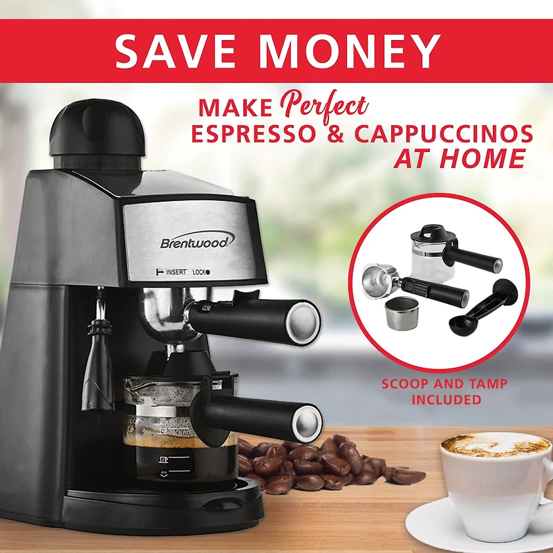Brentwood 20oz. Espresso & Cappuccino Maker