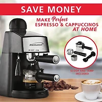 Brentwood 20oz. Espresso & Cappuccino Maker