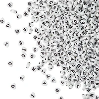 Alphabet Acrylic Heart Craft Beads by Bead Landing™, 7mm