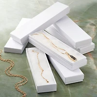 White Necklace Boxes by Bead Landing™