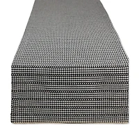 DII® 72" Black Farmhouse Gingham Table Runner