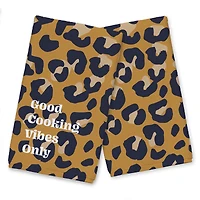 Good Cooking Vibes Only Leopard Tea Towel Set