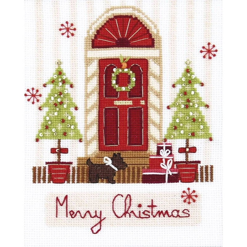 Crystal Art Counted Cross Stitch Kit Merry Christmas