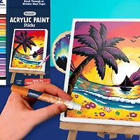 Crayola® Acrylic Paint Doodle Sticks, 2 Packs of 12