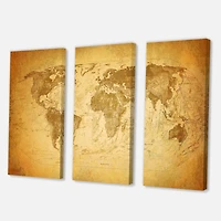 Designart - Ancient Map of The World X
