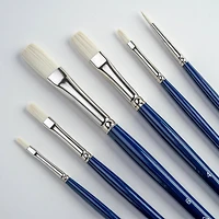 Silver Brush Limited Bristlon Flat Brushes, Set of 6