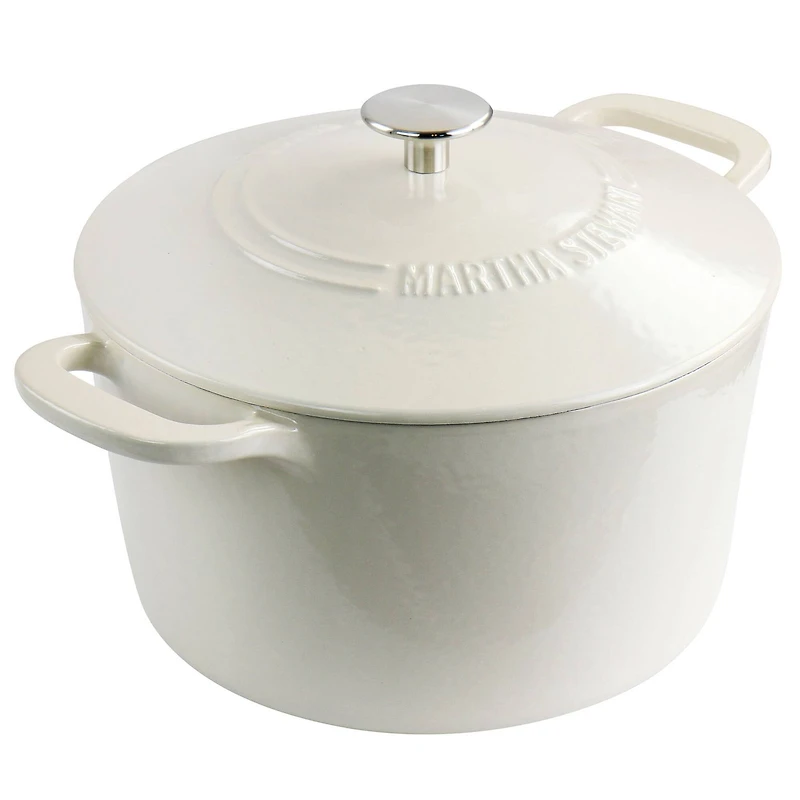 Martha Stewart 7qt. Enameled Cast Iron Dutch Oven with Lid