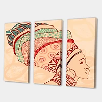Designart - African American Woman with Turban II