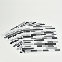 InHome Smoked Glass Peel & Stick Backsplash Tiles