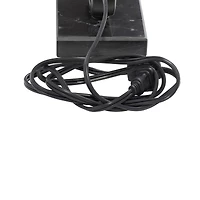 22" Black Metal Traditional Table Lamp