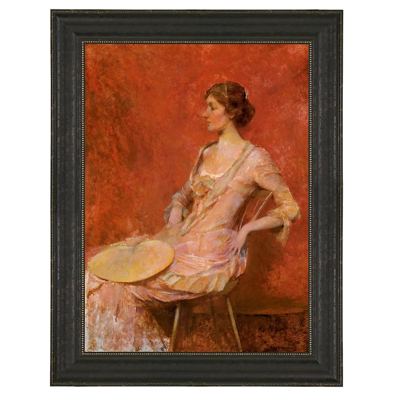 15.5" The Palm Leaf Fan 1906 Canvas Replica Painting