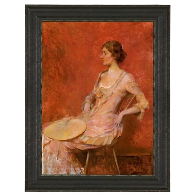 15.5" The Palm Leaf Fan 1906 Canvas Replica Painting