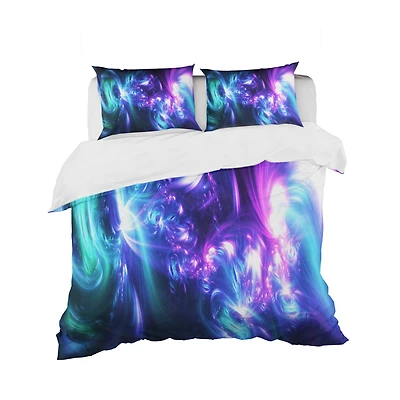 Designart 'Bursts of Light' Modern & Contemporary Bedding Set