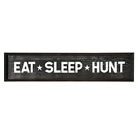 36" Eat, Sleep, Hunt Wood Novelty Wall Sign
